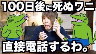 100日後に死ぬワニの作者にどうやって死ぬのか聞いてみた。
