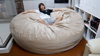 これがwww世界1巨大なwww人をダメにするソファwwwwww