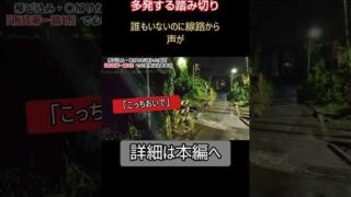 幽霊？最後の声が怖すぎる…【心霊スポット･ユーチューバー】人身事故、駅、事故物件、怪奇現象、心霊、海外、ポルターガイスト、心スポ、YouTuber、幽霊、恐怖、ホラー、怖い、映像、動画 #Shorts