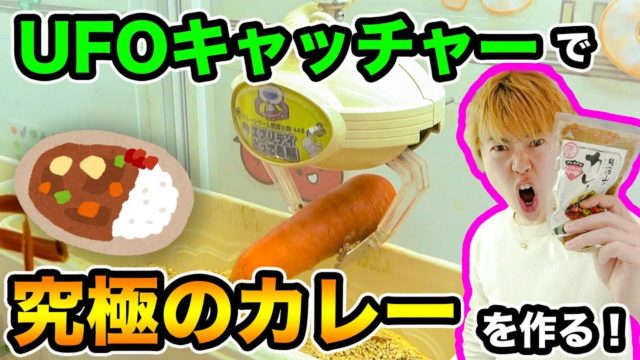 【UFOキャッチャー】取った食材のみで究極のカレーを作ってみるぞ！